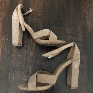 Steve Madden Shena heels, tan size 6.5